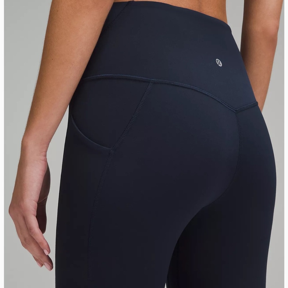 Lululemon 25” True Navy High-Waisted Align Leggings with Pockets - Picture 3 of 9